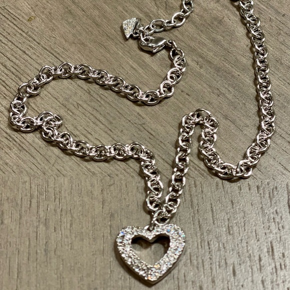 Swarovski 18” Heart Pendant Necklace - Picture 1 of 6